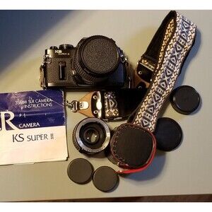 Vintage Sears KS Super II model sr2000 35mm slr film Camera UNTESTED  PARTS ONLY